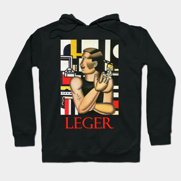 The Mechanic by Fernand Leger Hoodie by Naves